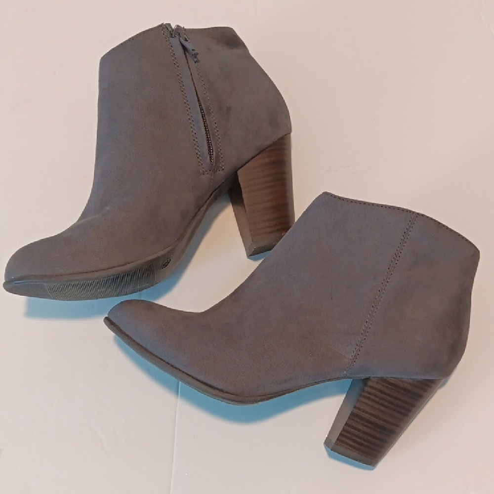 Old Navy Gray Ankle Boots Women's 8, Like New